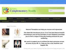 Tablet Screenshot of healthportstephens.com.au